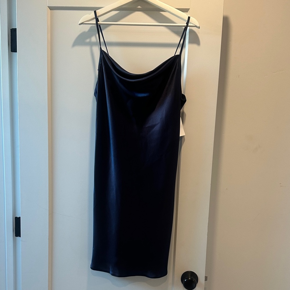bebe Navy Midi Dress